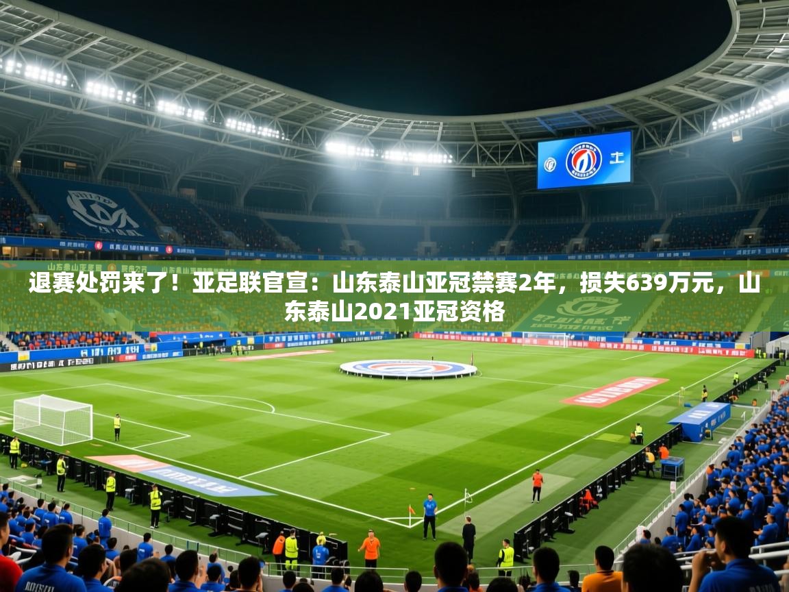 2025乐鱼体育网址退赛处罚来了!亚足联官宣:山东泰山亚冠禁赛2年,损失639万元,山东泰山2021亚冠资格 第4张