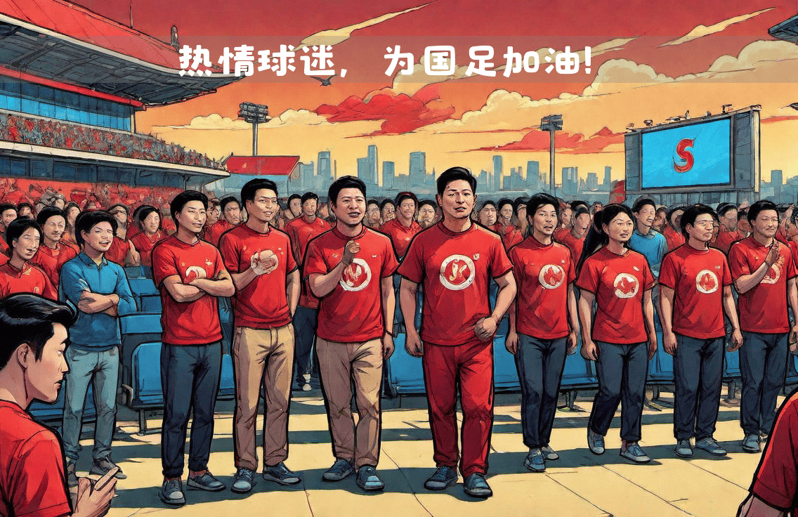 体育赛场上热情高涨，球迷狂热不减